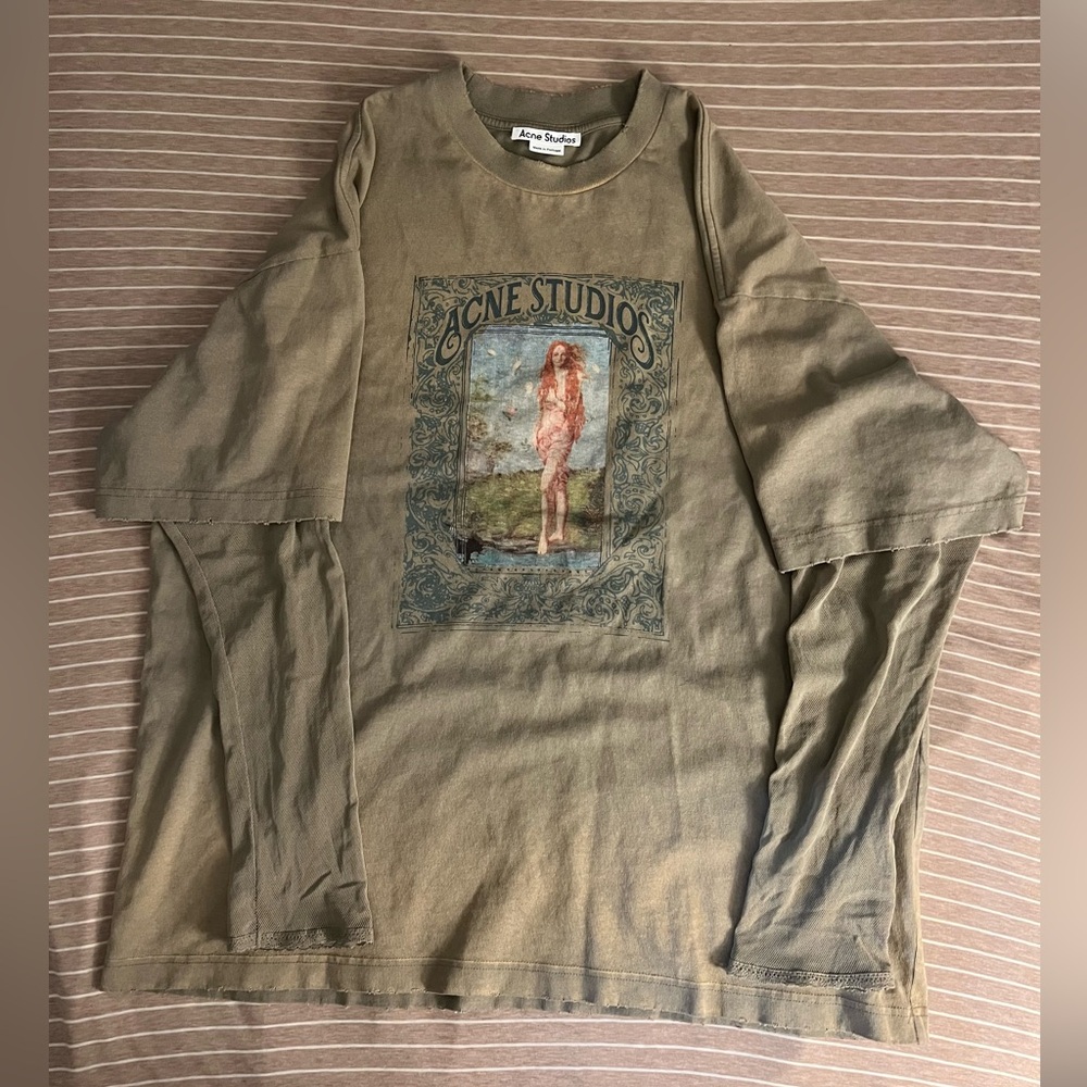 Acne studios two layer tshirt